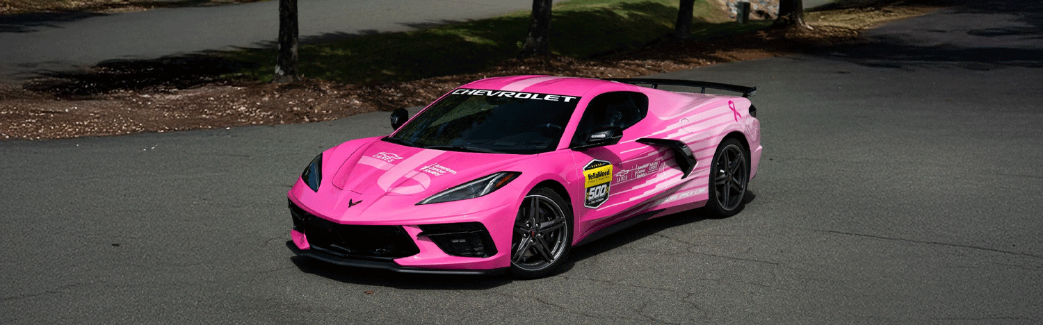 Pink Corvette Stingray Highlights the Making Strides Against Breast Cancer Campaign